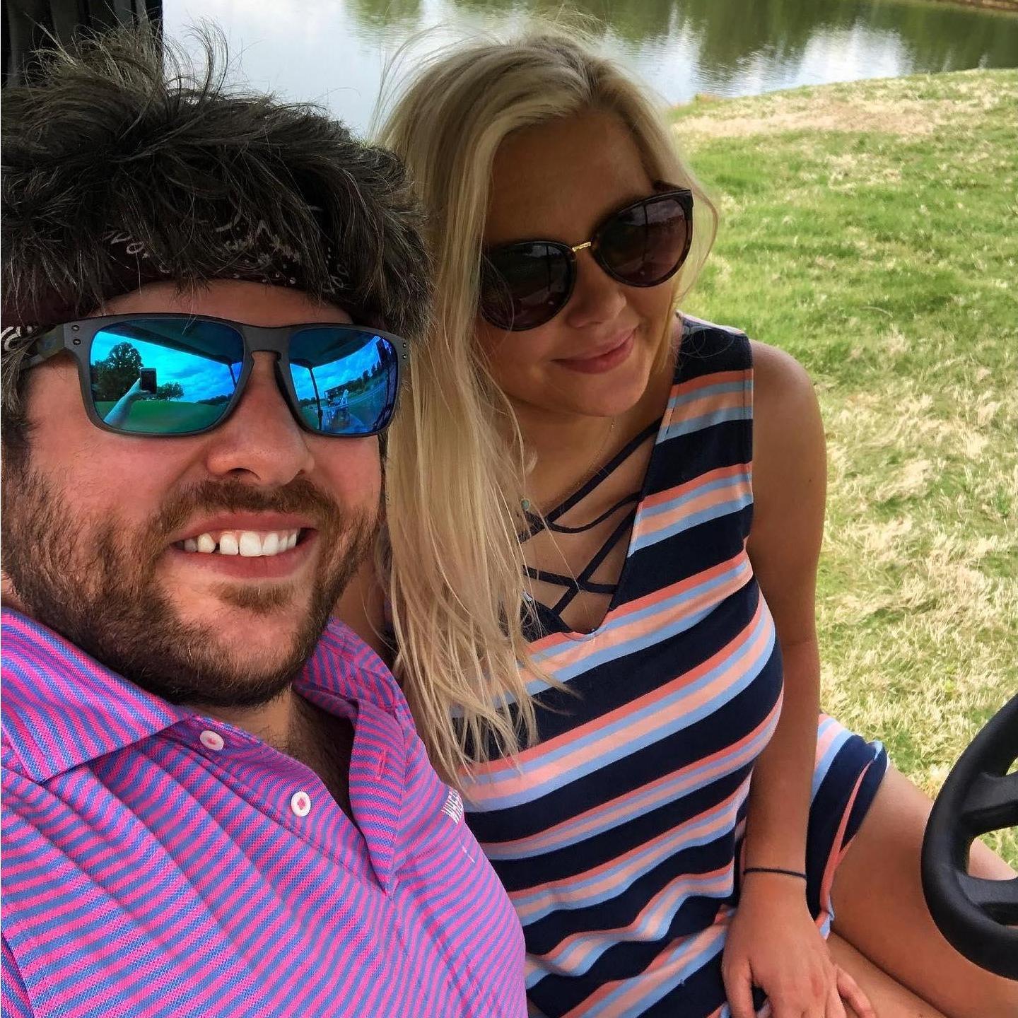 Our favorite Saturday activity - Golfing 18 holes