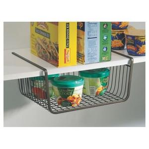 InterDesign York Lyra Under-the-Shelf Steel Wire Basket - Bronze (12.5")