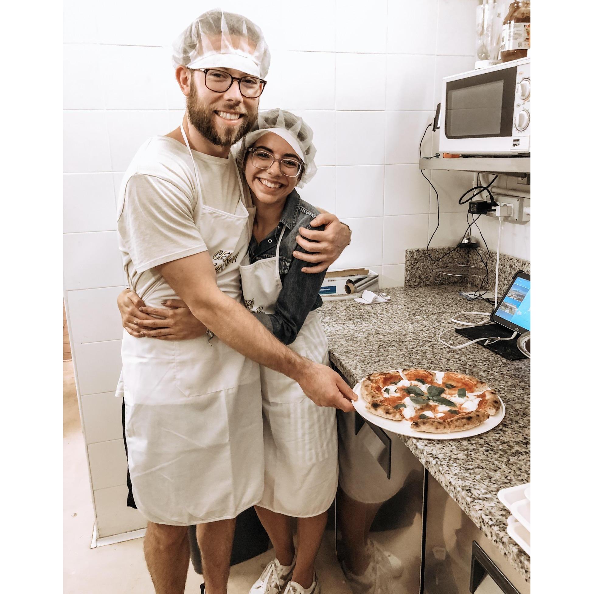 Pizza Making Class in Florence, Summer 2018