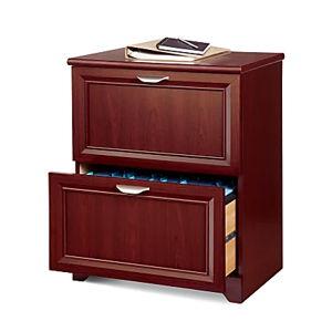 Realspace Magellan 23 12 W x 16 916 D Lateral 2 Drawer File Cabinet Classic Cherry - Office Depot