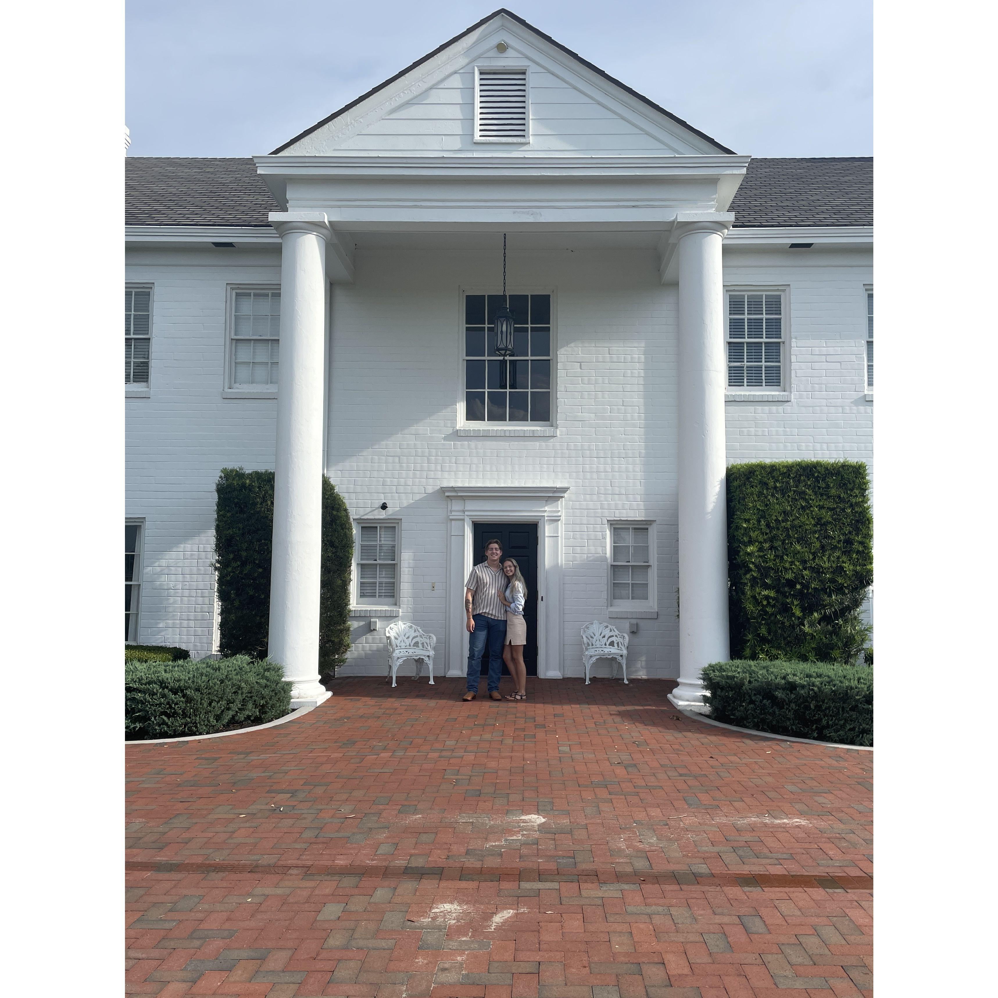 The day we said YESSS to our venue!!