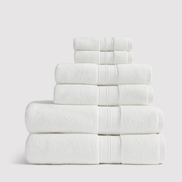 Organic Classic Turkish Cotton Towels White