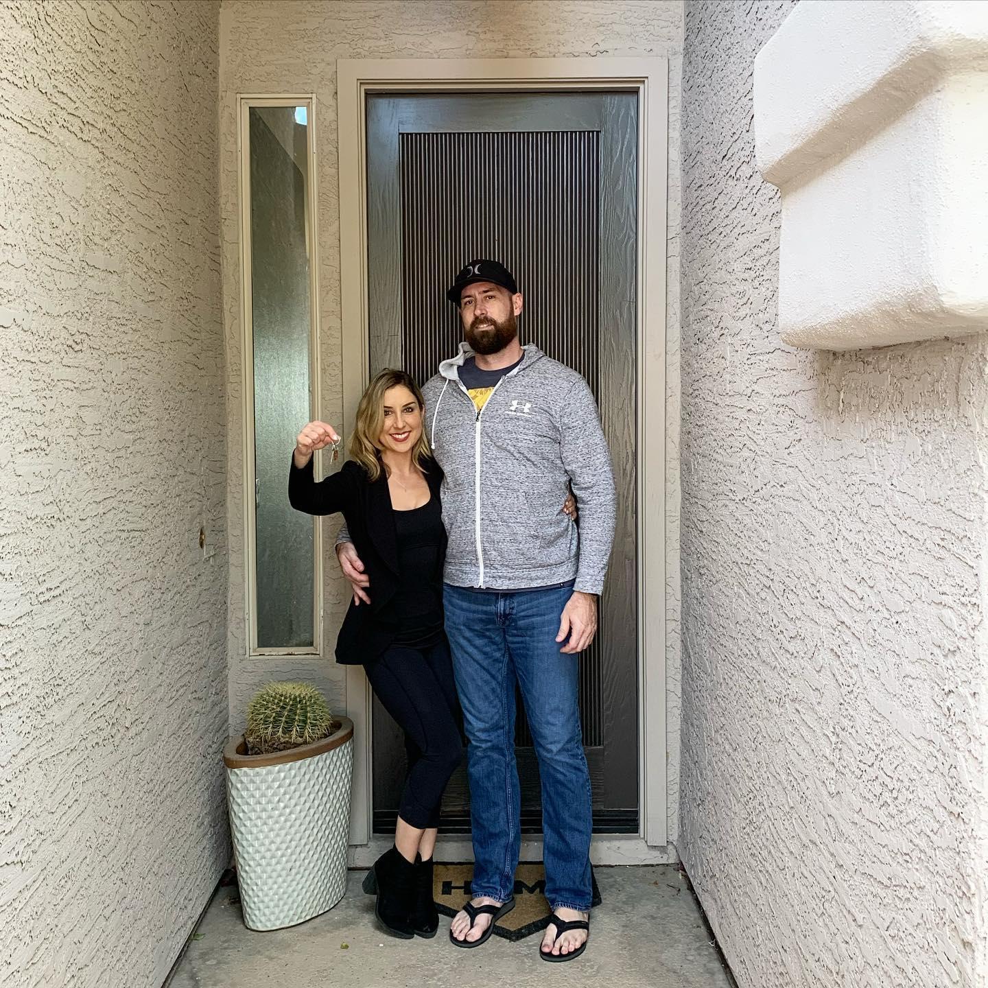 Our first home together!
