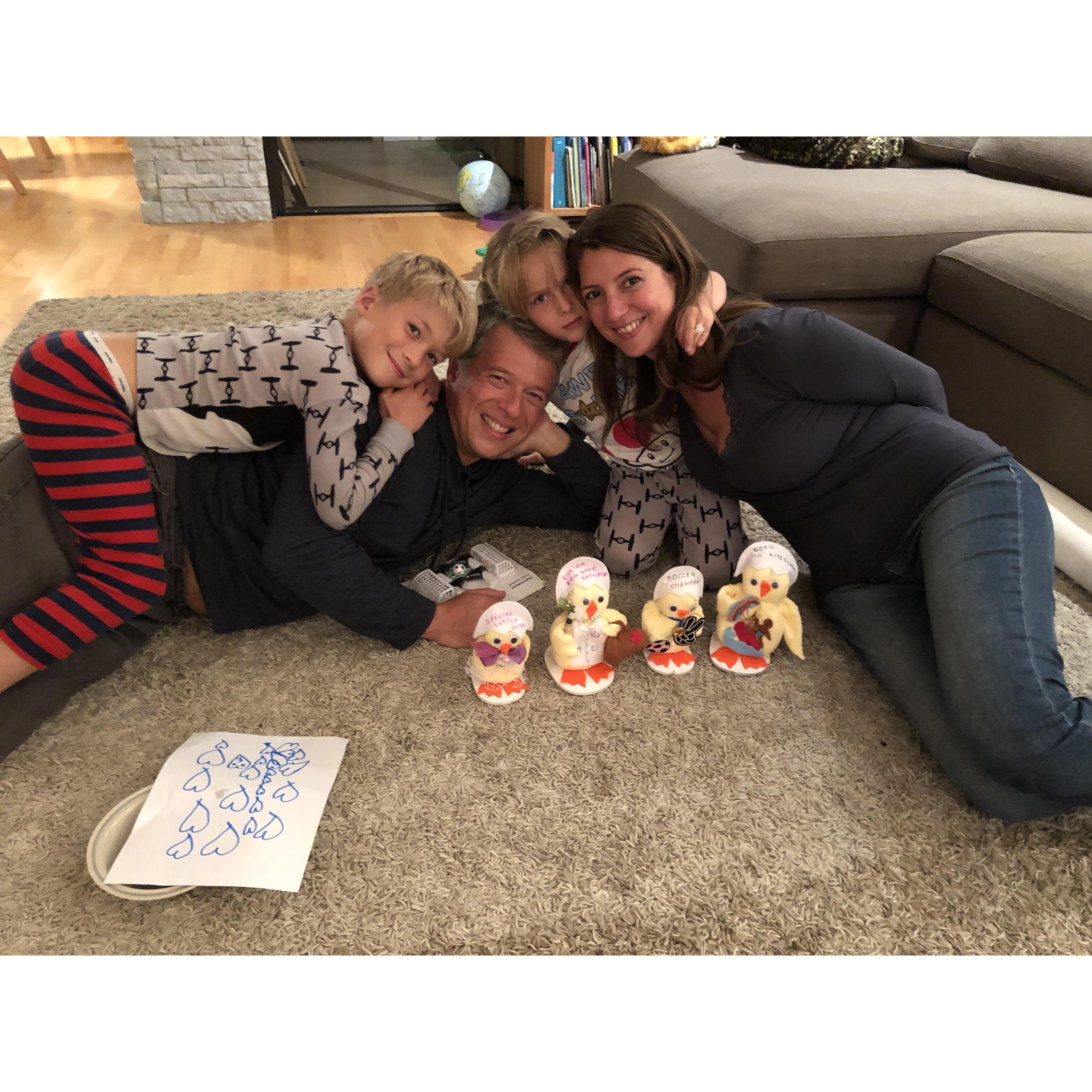 Ladies and gentleman, welcome to the Puccini (chicks) family! Thanks Brunella for your crafty gifts!