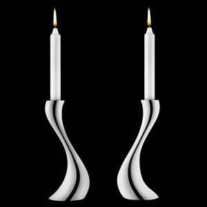 Georg Jensen - "Cobra" Candleholders, Set of 2
