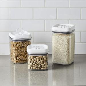 Better Homes & Gardens Canister Pack of 3, Flip-Tite® Square Food Storage Container Set