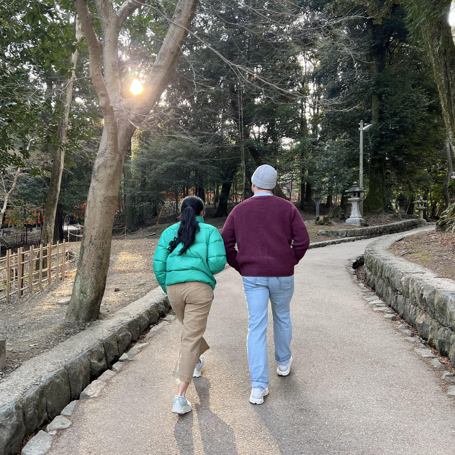 Strolling through Japan.