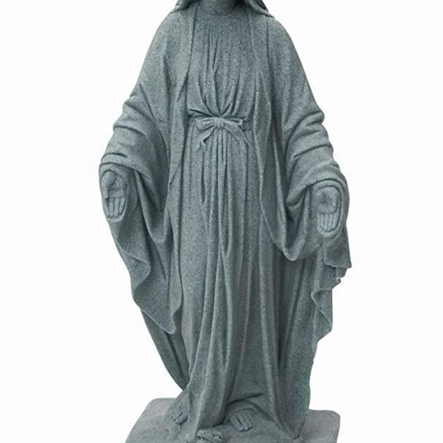 EMSCO Group Virgin Mary Statue – Natural Appearance – Made of Resin – Lightweight – 34” Height