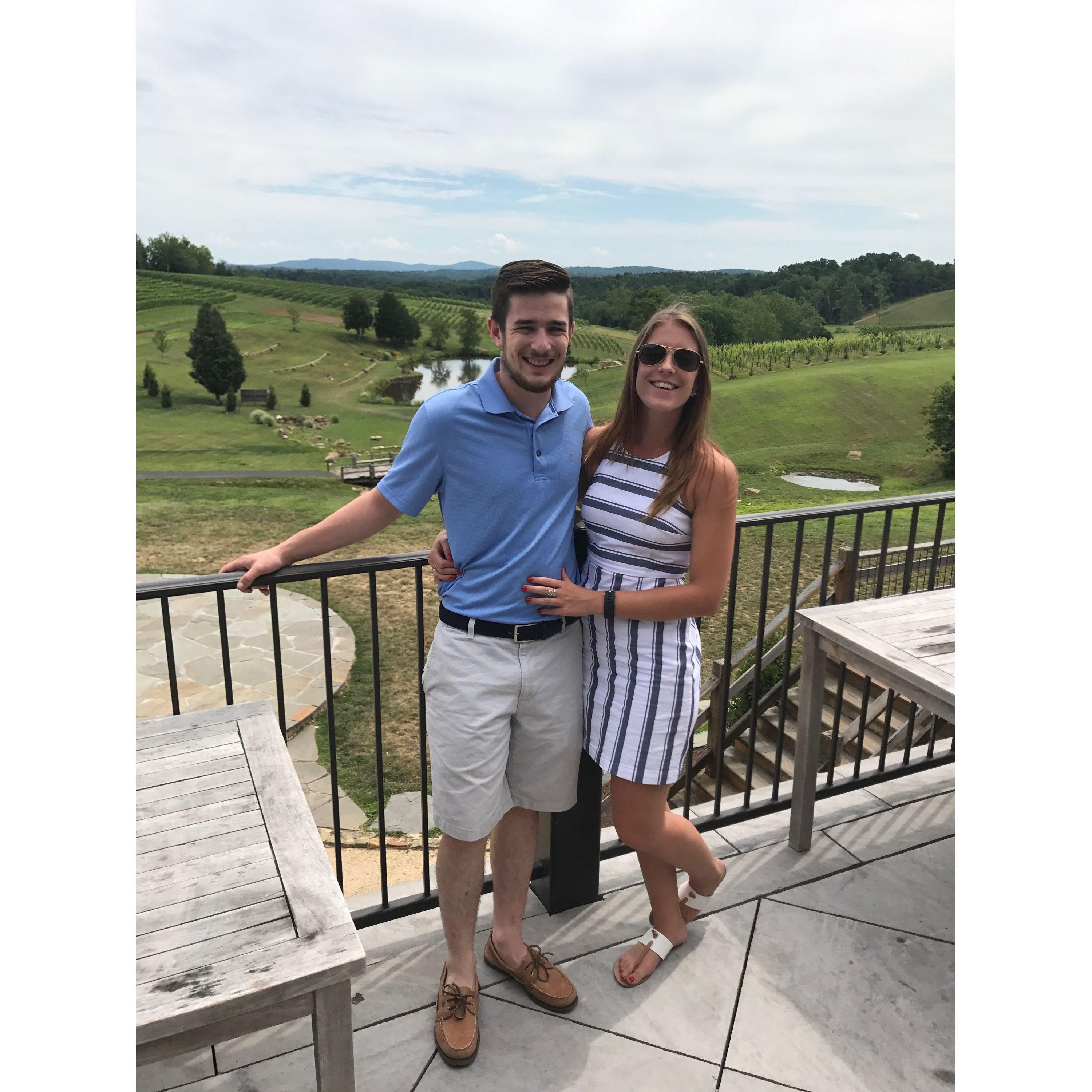 Our first July 4th celebrated at Cesar Knoll farm (2017). Picture @ Stone Tower Winery