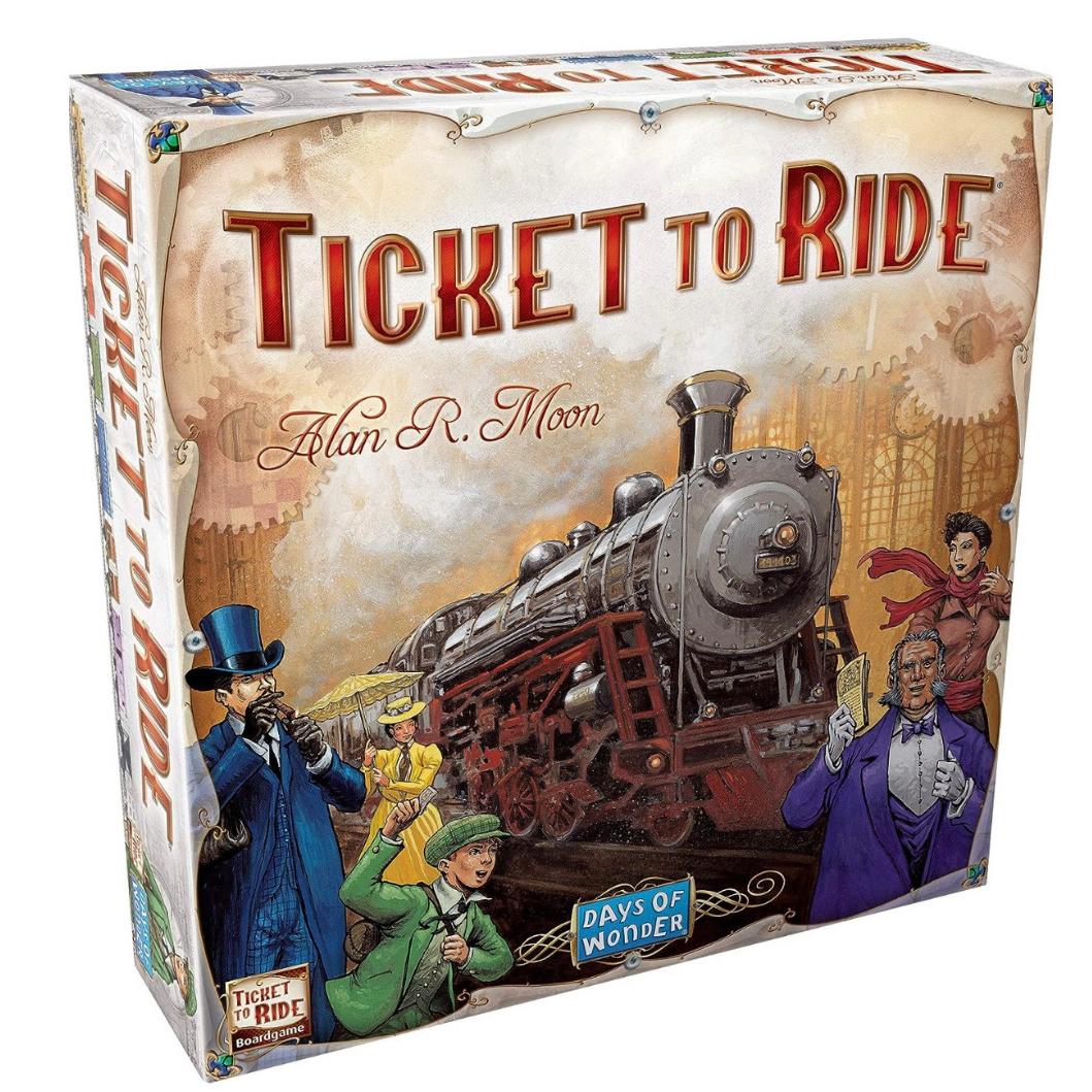Ticket to Ride Board Game | Family Board Game | Board Game for Adults and Family | Train Game | Ages 8+ | For 2 to 5 players | Average Playtime 30-60 minutes | Made by Days of Wonder