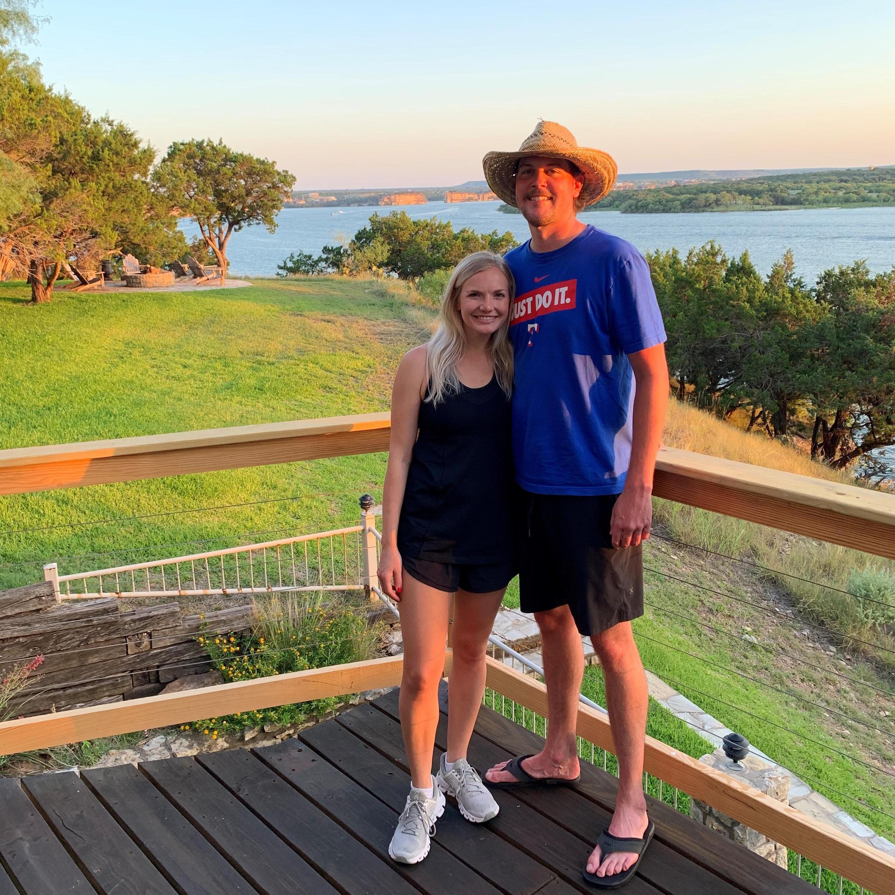 The lake, our favorite place. Where we started dating.