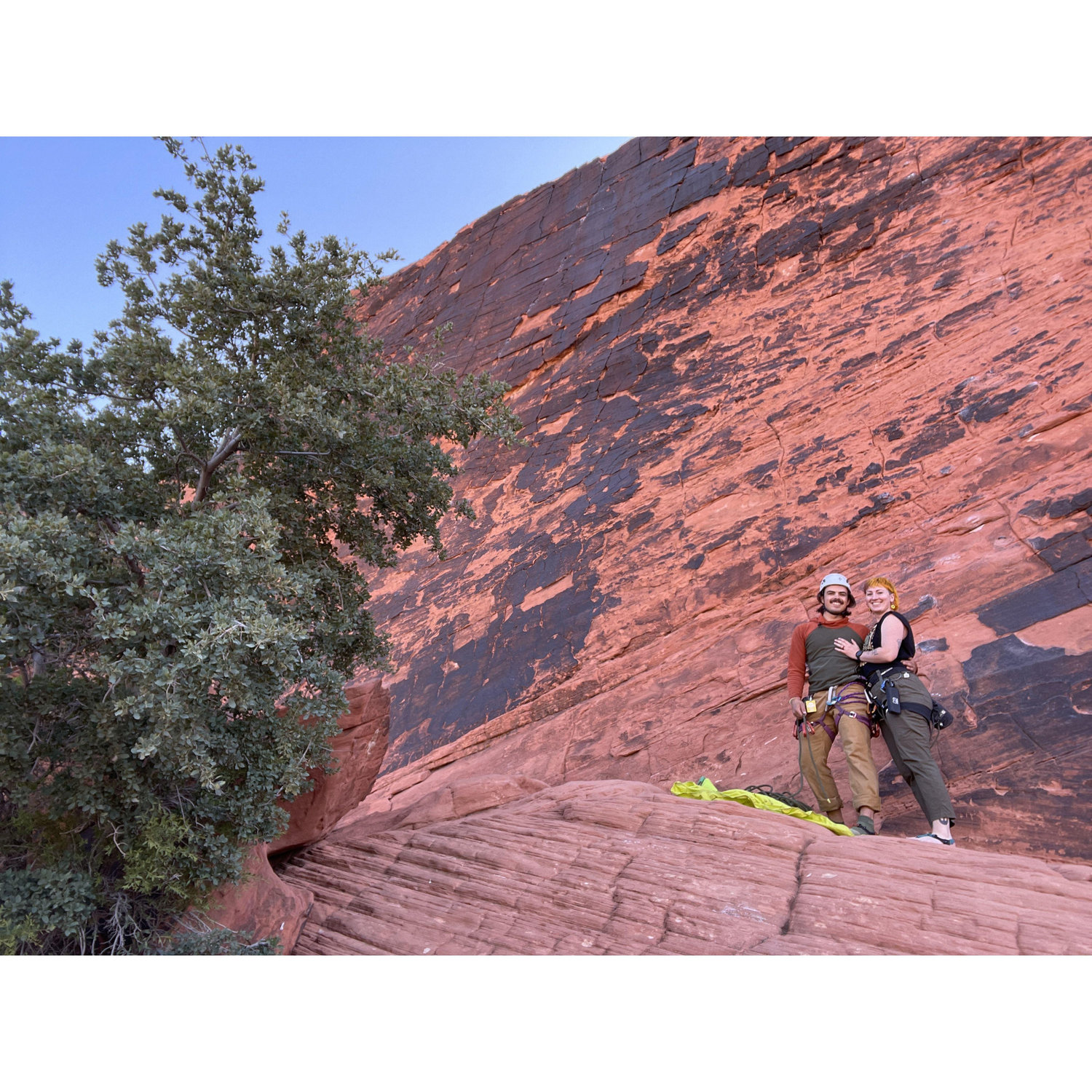 Climbing in Red Rocks Nevada.