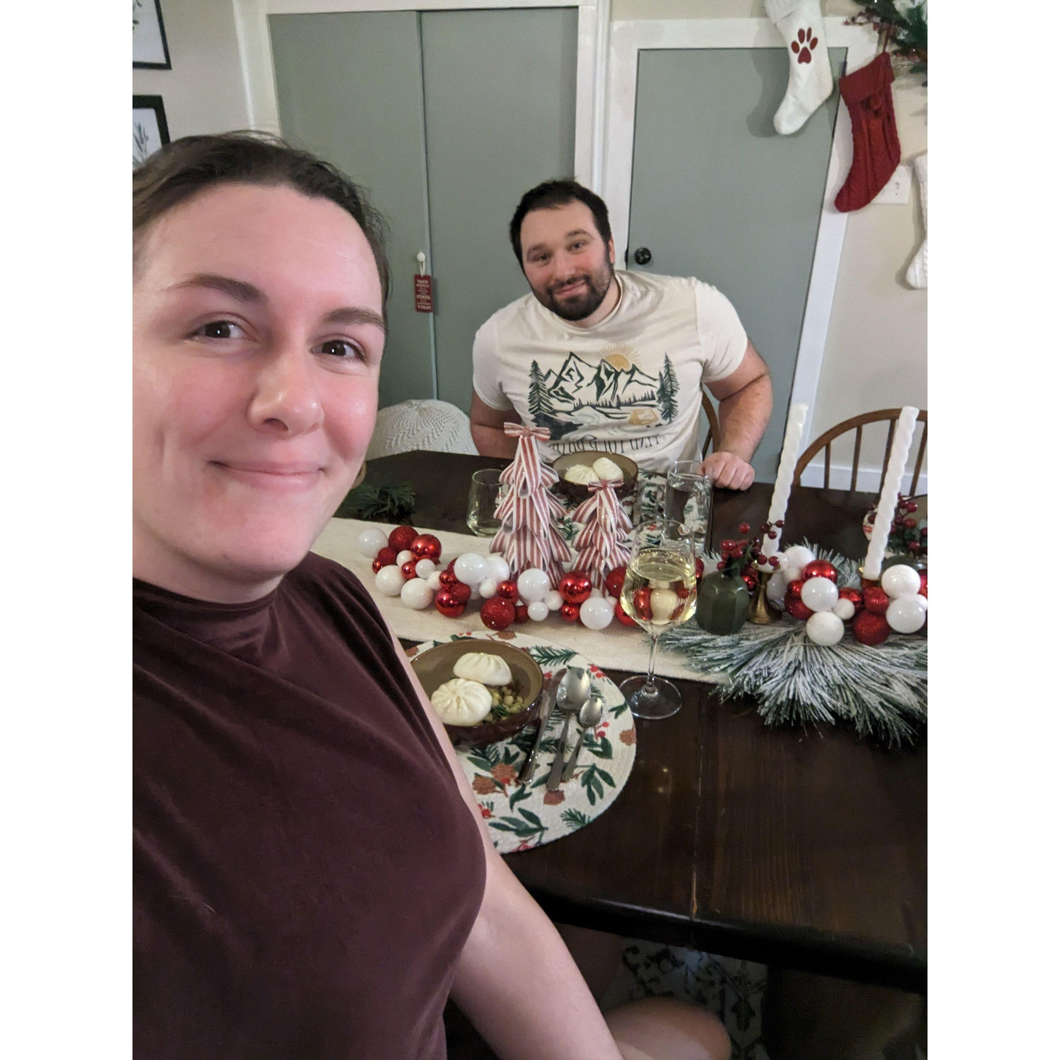 One year engagement dinner