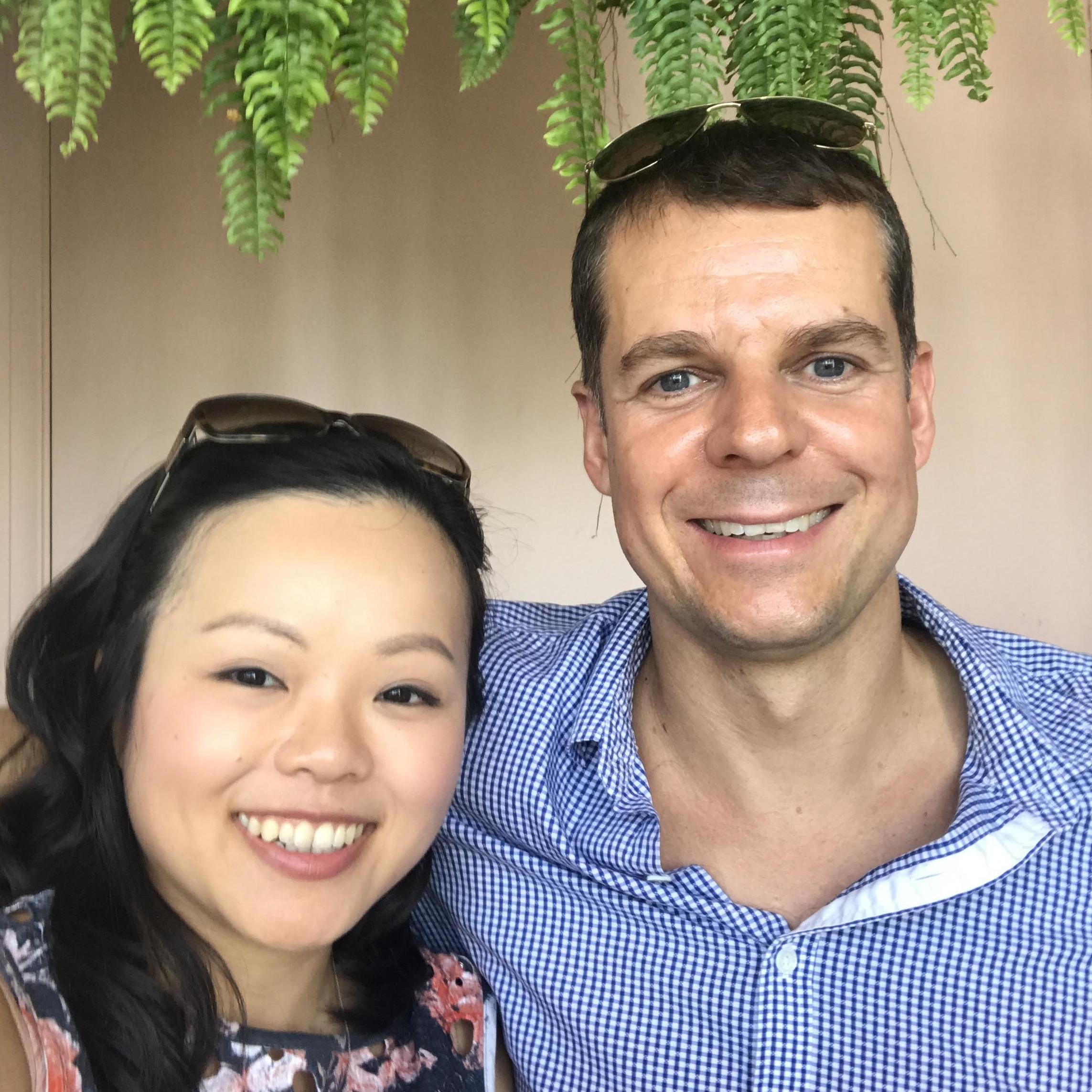 Chris meeting Judy's friends at Hacienda bar in Sydney (Mar-2018)