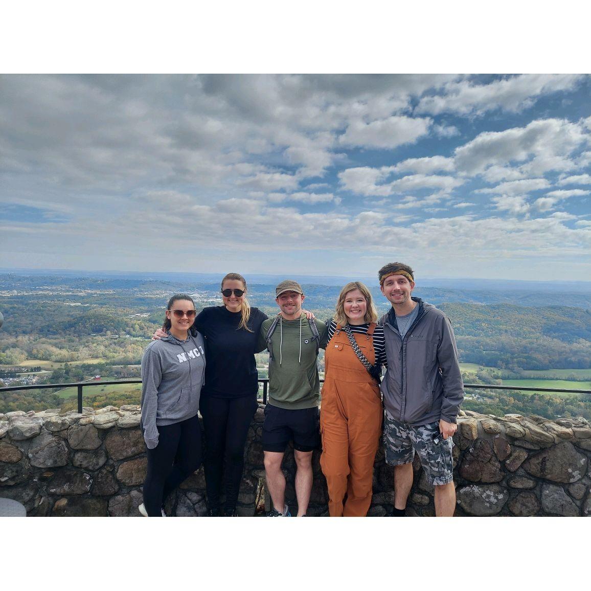 Our friend's birthday celebration at Lookout Mountain