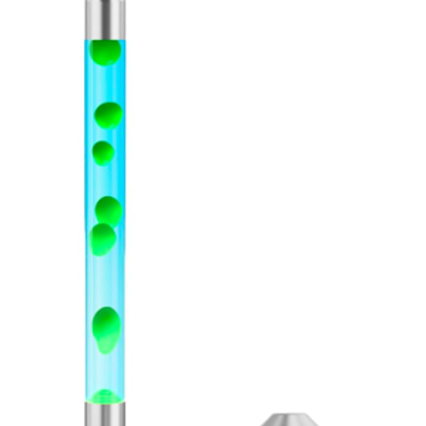 Kyzfy 47.5-Inch Liquid Motion Lamp,Magma Lamp, Mood Relaxation Light，Suitable for Home Decoration,Office Decoration, Cafes,Bars,Etc (Blue Water Green Wax, 47.5 inches)