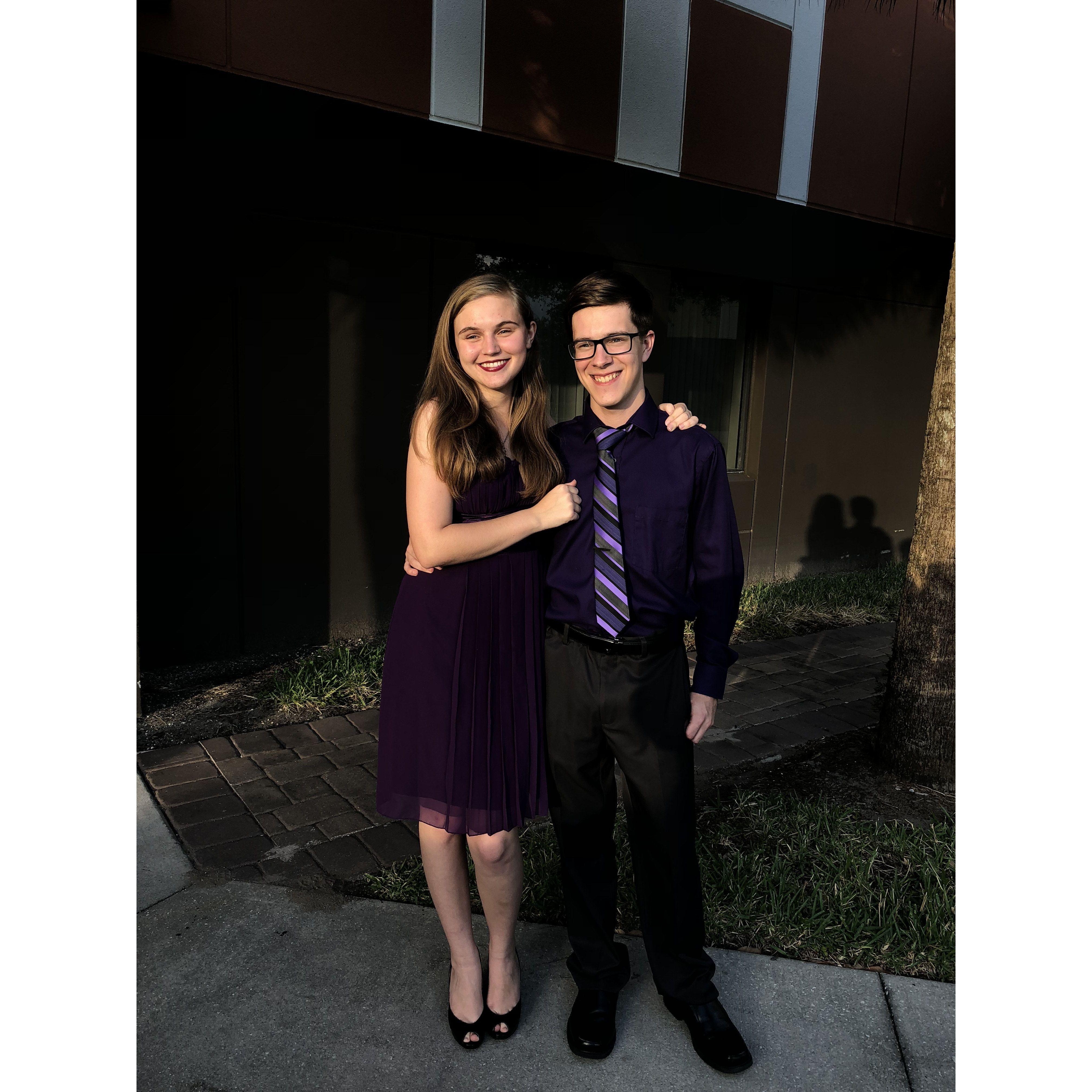 Our first formal date!