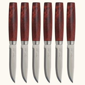 Morakniv Steak Knife Classic Set of 6 (S) - Red | Morakniv