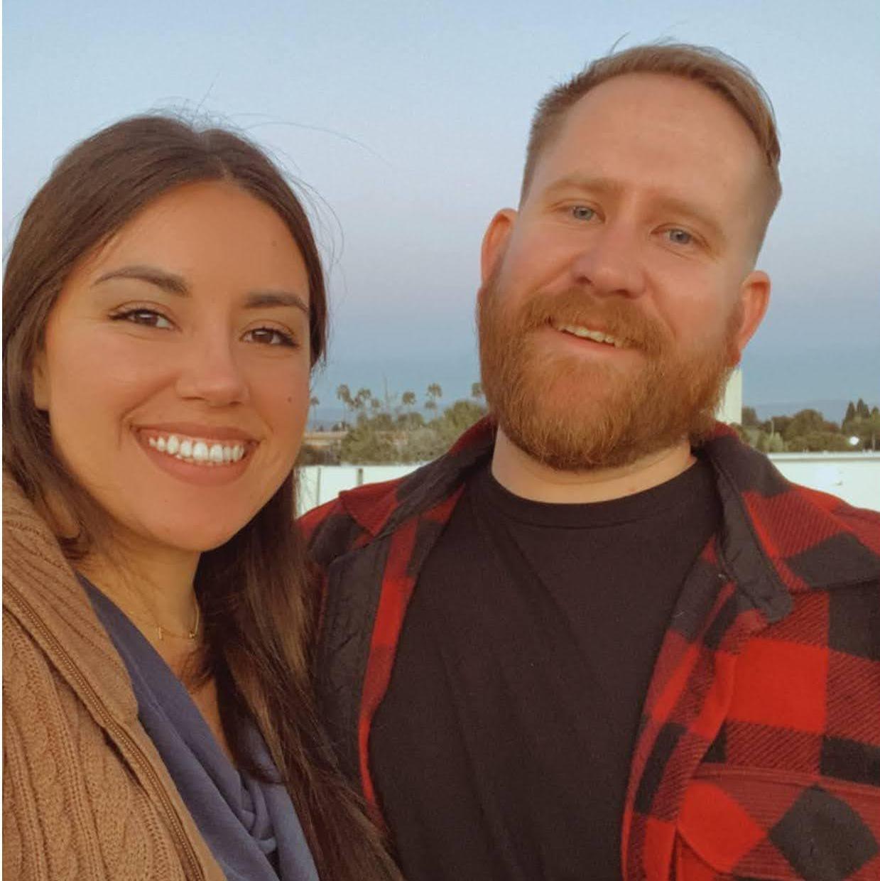 Golden hour on top of the parking structure near Orange Circle