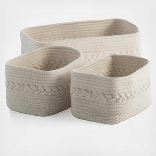 Assorted Dharma Organizer Baskets, Set of 3