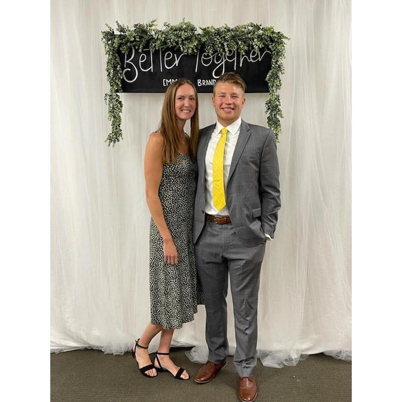 At Emma and Brandon's Wedding 
August, 2021