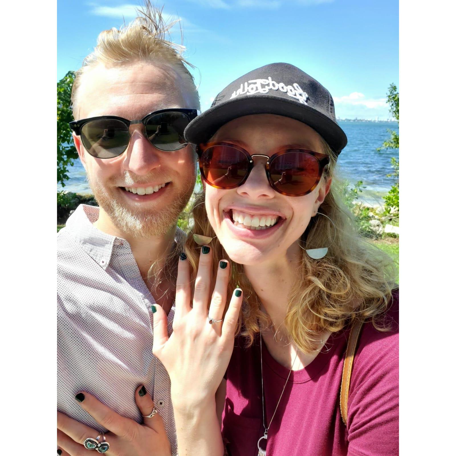 When Nolan proposed during our trip to Miami, FL. in October '19