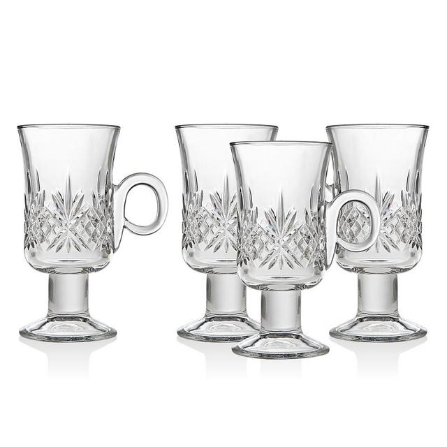 Godinger Crystal Irish Coffee set of 4