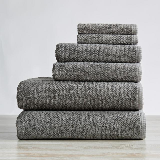 100% Cotton Quick Dry Popcorn Textured Bath Towel Set - Great Bay Home