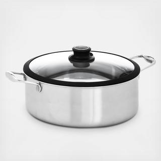 Black Cube Stockpot with Lid
