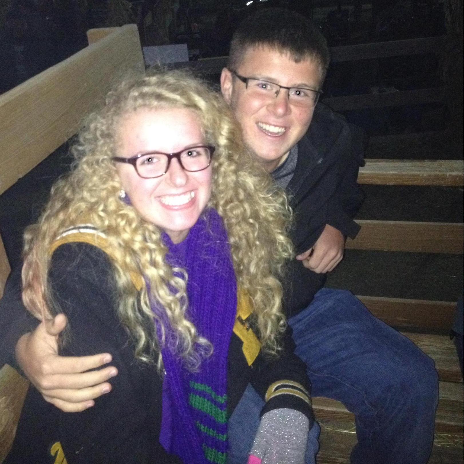 Our first official date back in high school! Fall of 2013 <3