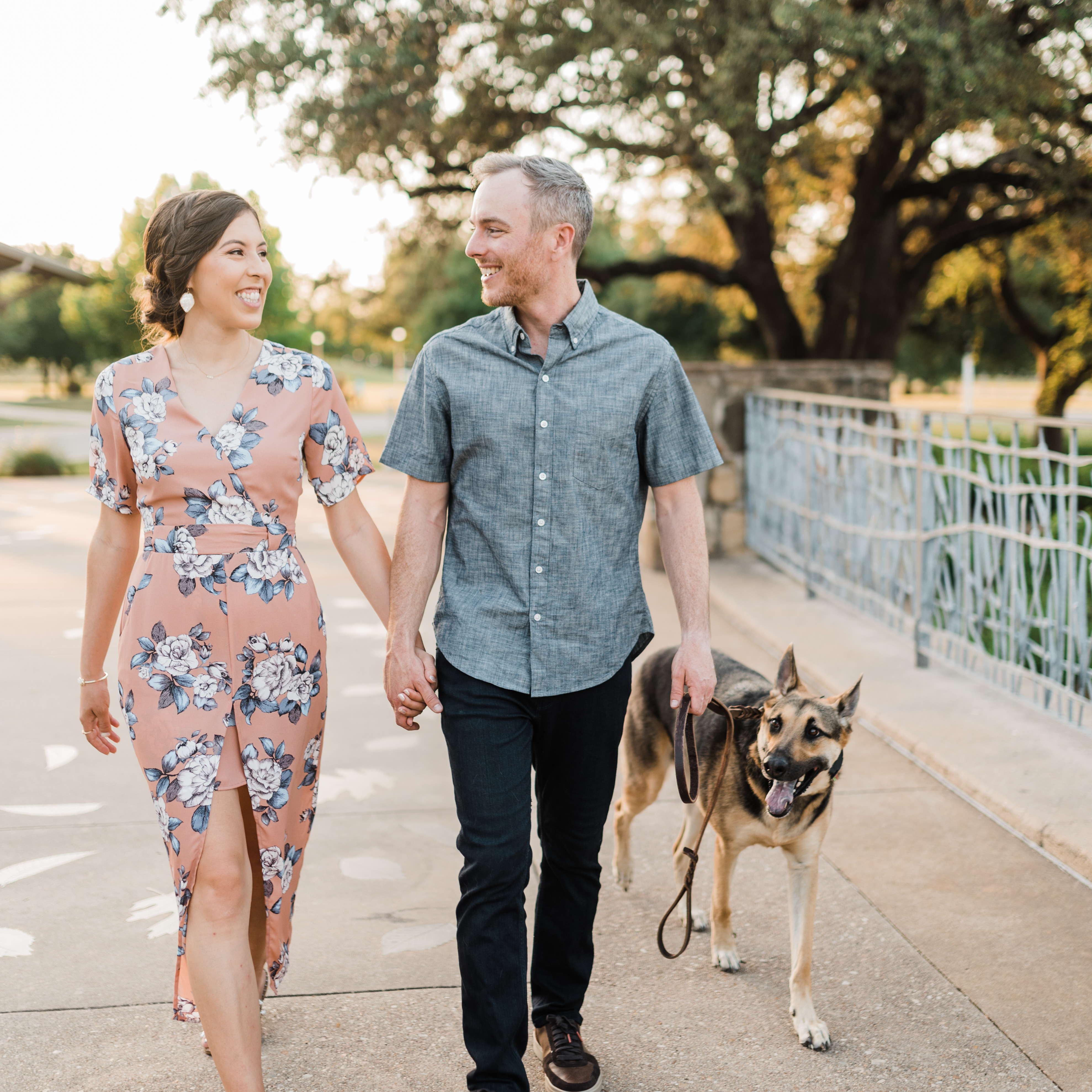 We love walking with Bella.