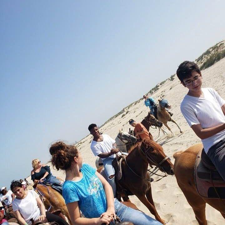 Horseback riding in South Padre ~2018
