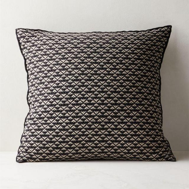 23" Lagos Organic Cotton Pillow With Down-Alternative Insert
