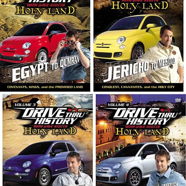 Drive Thru History Holy Land Series with Dave Stotts Set of 4 Volume 1-4 Episodes 1-12