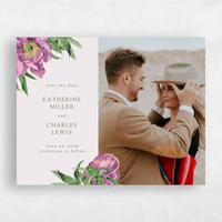 Purple Wedding Save the Date - Sparrow Photo