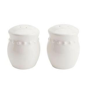 Emma Salt & Pepper Shakers, White