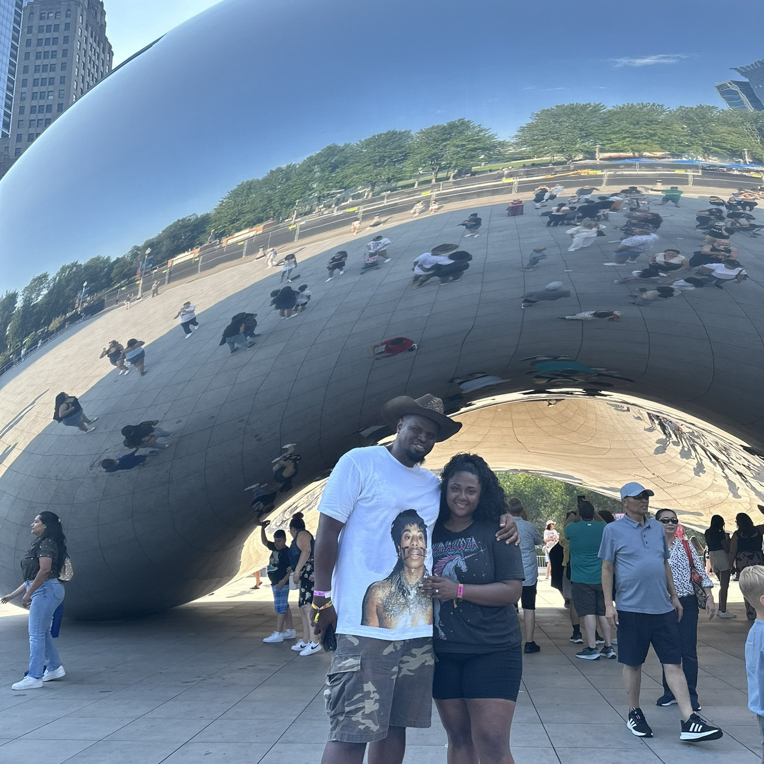 First time at Lollapolooza and Chi-town as a couple!