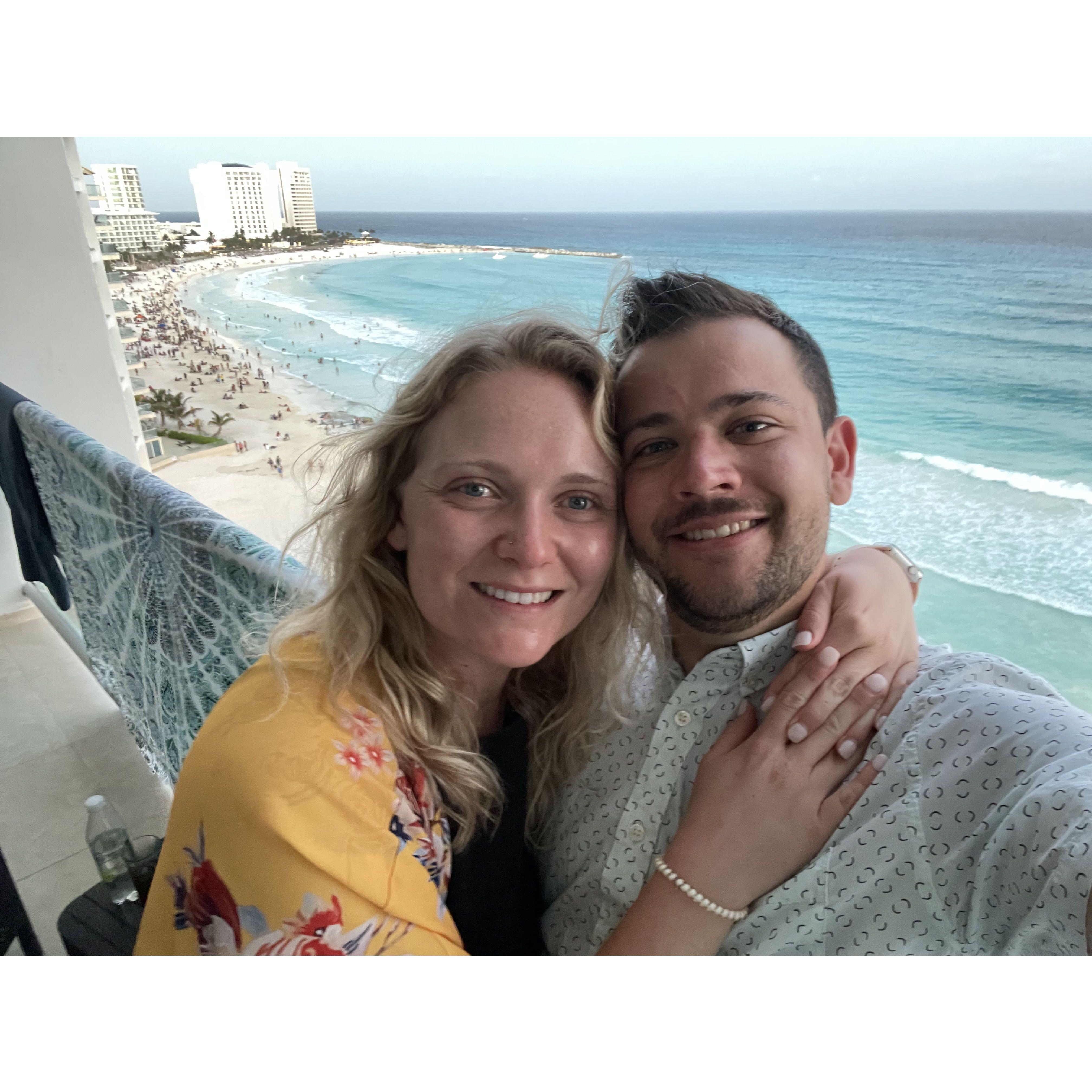 Cancun Airbnb views.