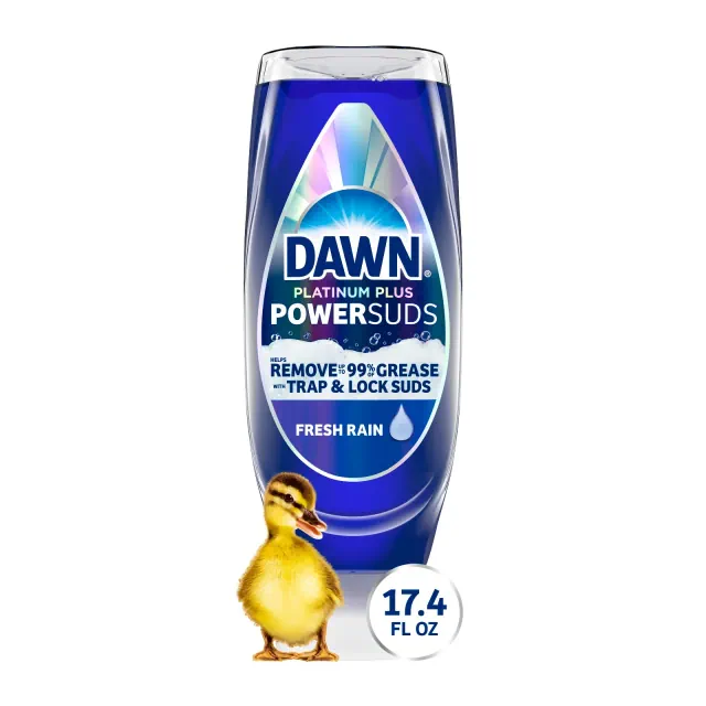 Dawn Platinum Plus PowerSuds Ez Squeeze Dish Soap - Fresh Rain - 17.4 fl oz