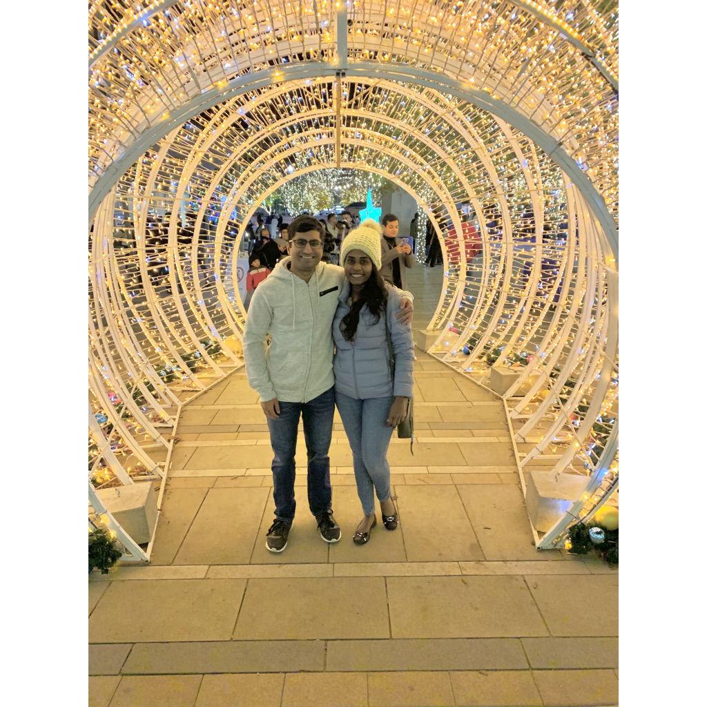 Our first photo together!