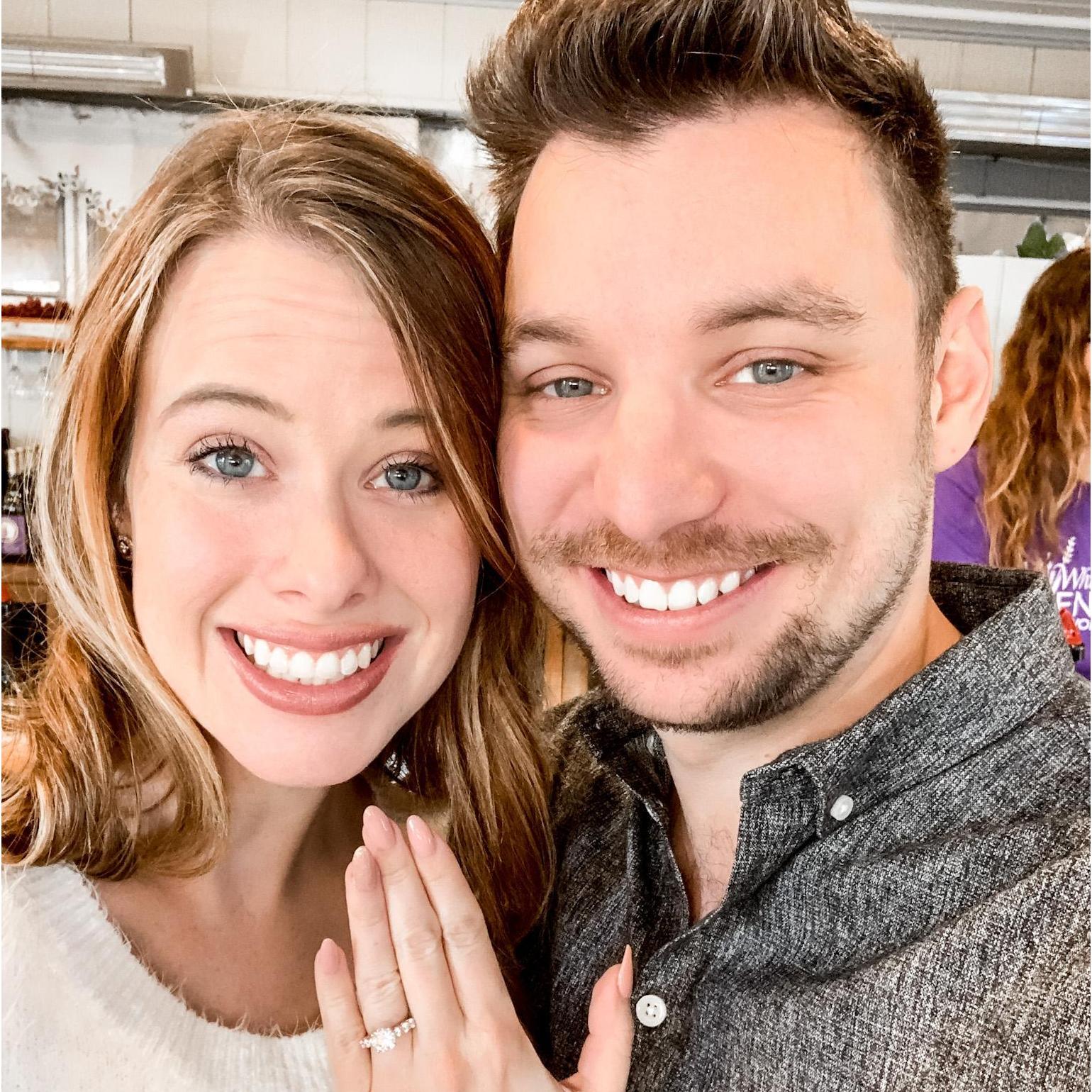 After our engagement we went to some Harrisonburg Wineries to celebrate.