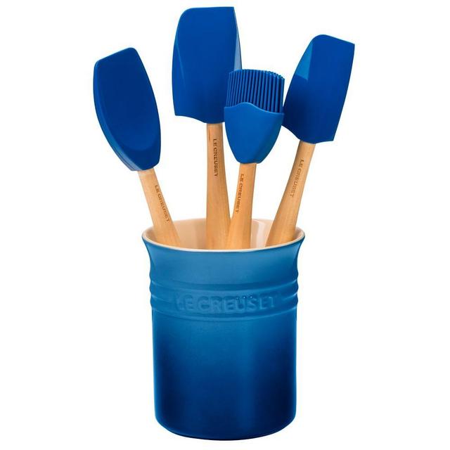 Le Creuset 5 Piece Utensil Set With Crock, Marseille
