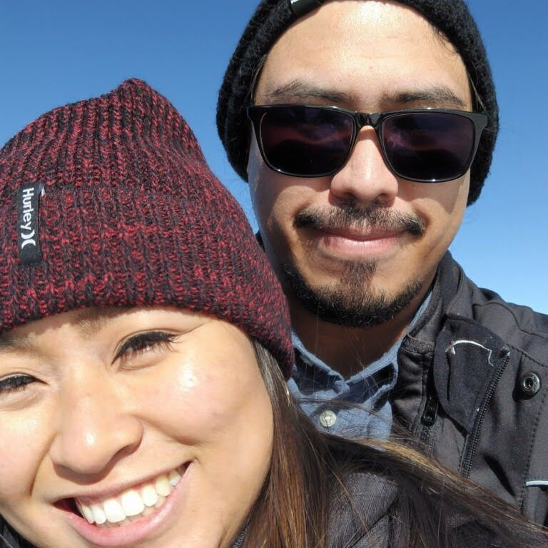 Our first picture taken together