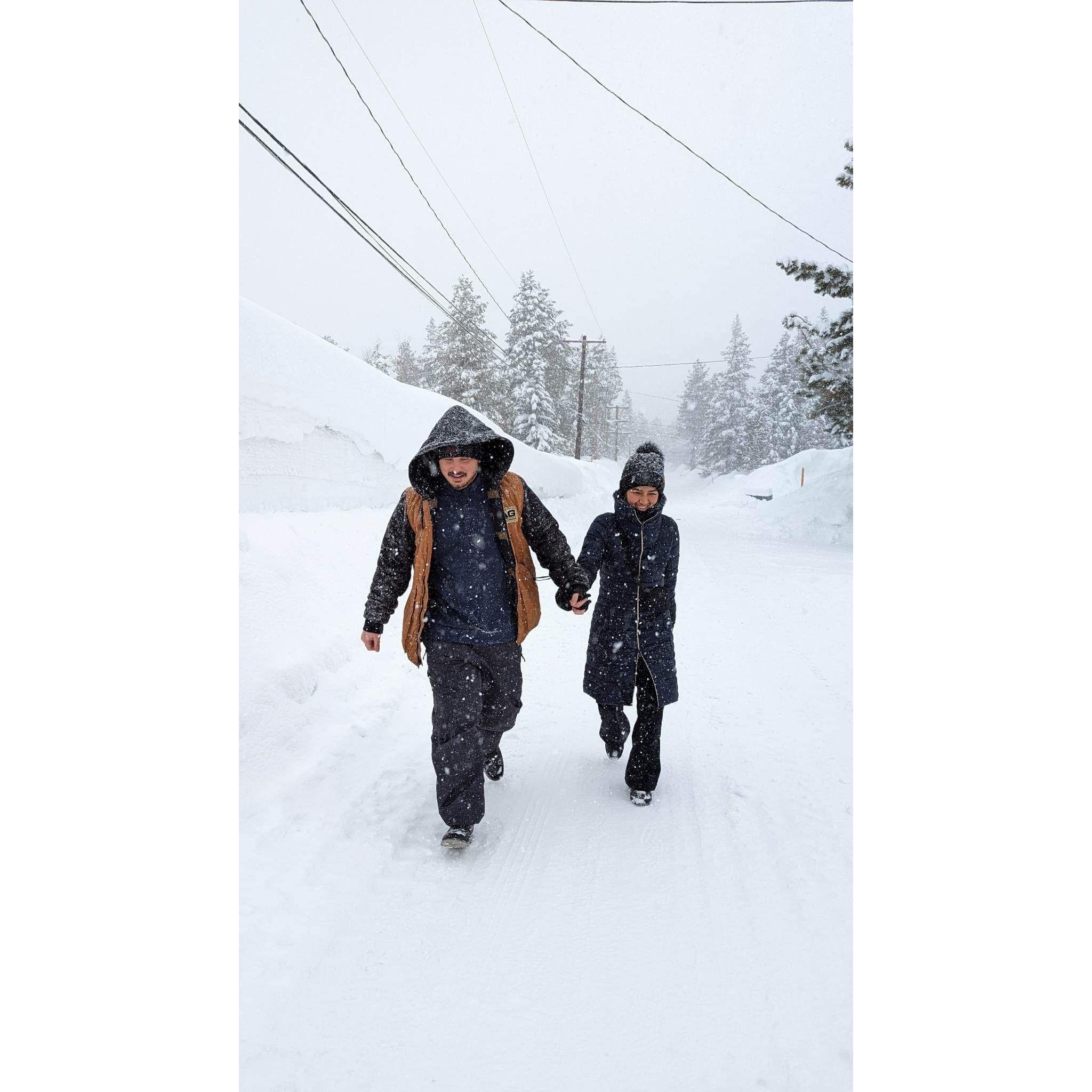one of us was not well and completely frozen during this trek