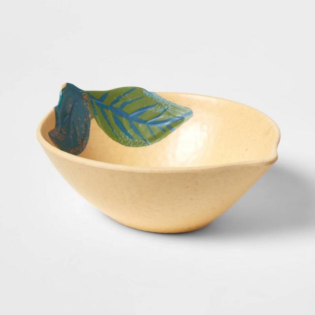 8oz Bamboo and Melamine Figural Lemon Snack Bowl - Threshold™