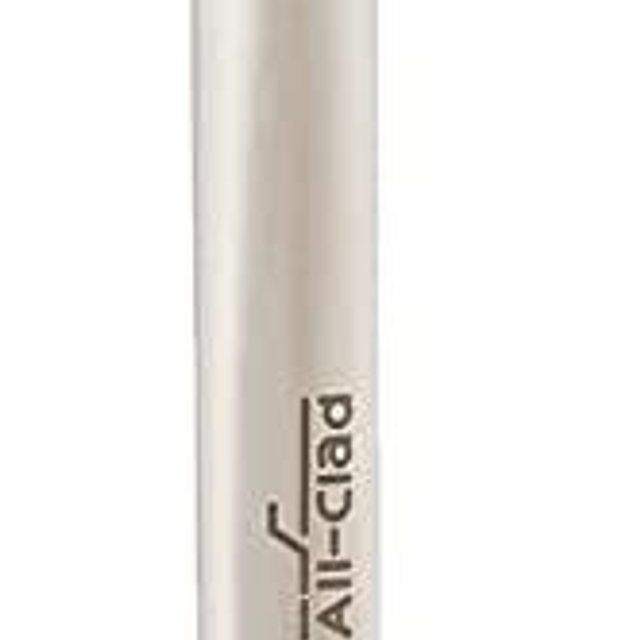 All Clad Silicone Tools Spatula For Cooking Baking And Serving, Stainless Steel and Black