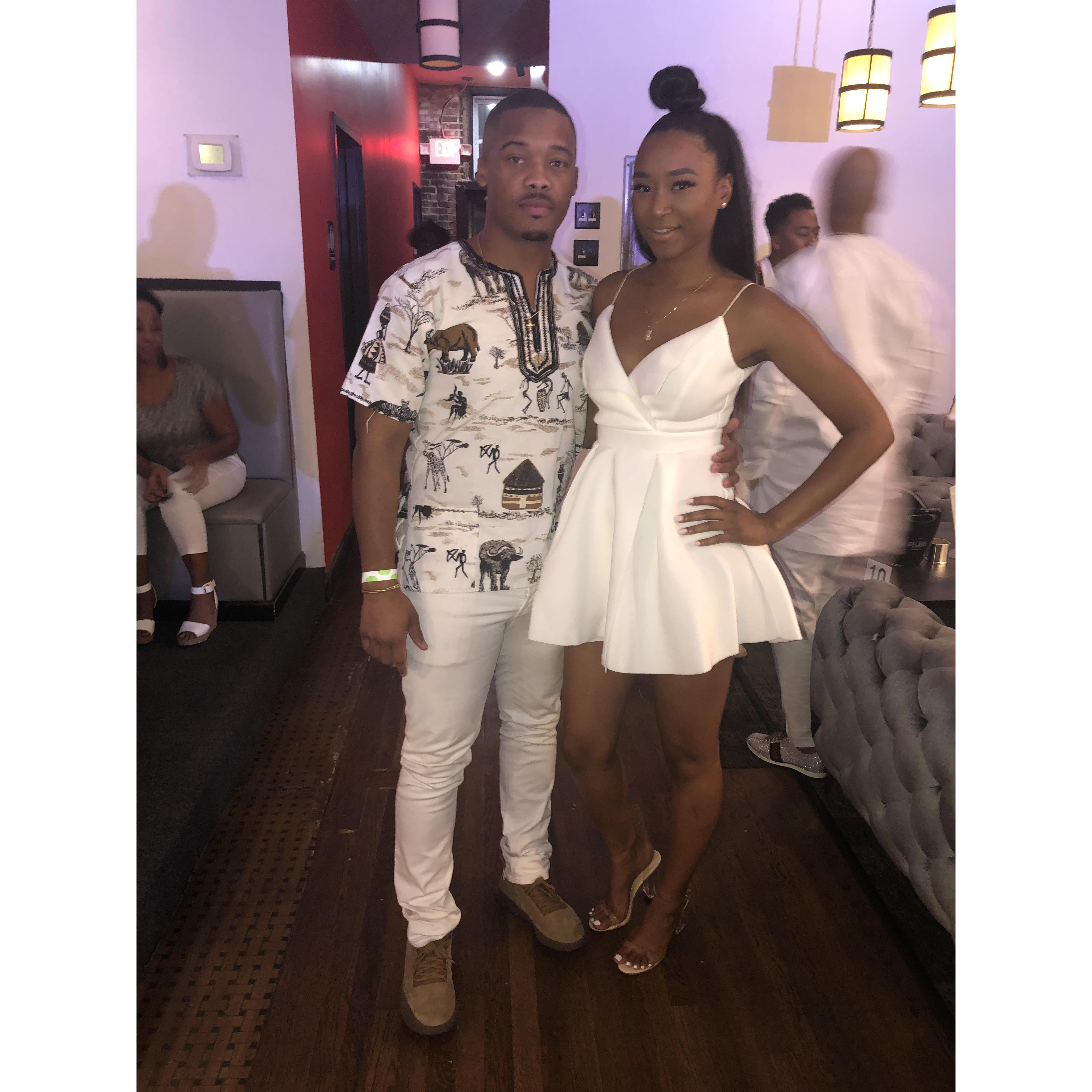All white party in Greensboro, NC.