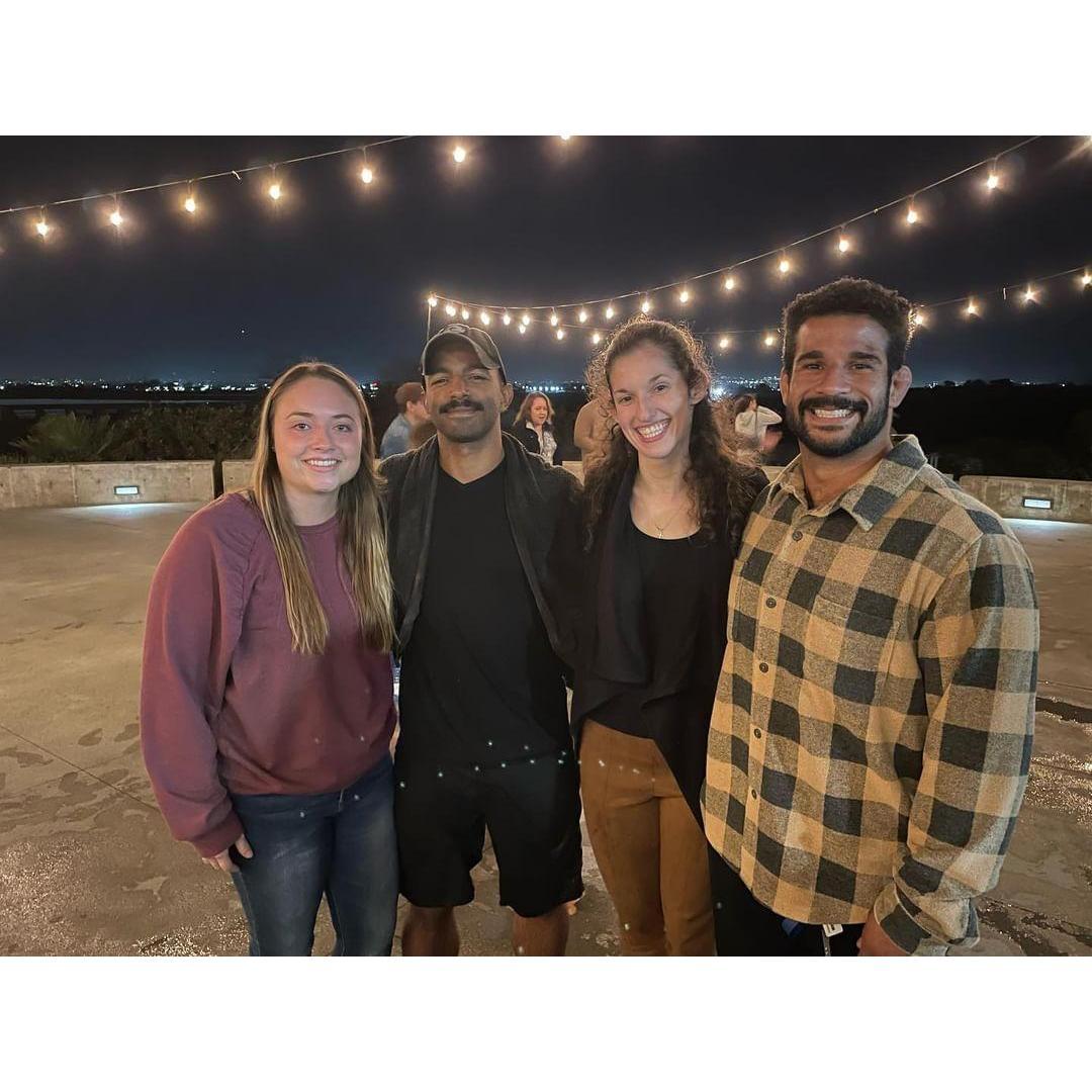 Celebrating our friend Desmond's baptism