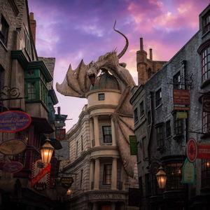 Drinks in Diagonal Alley