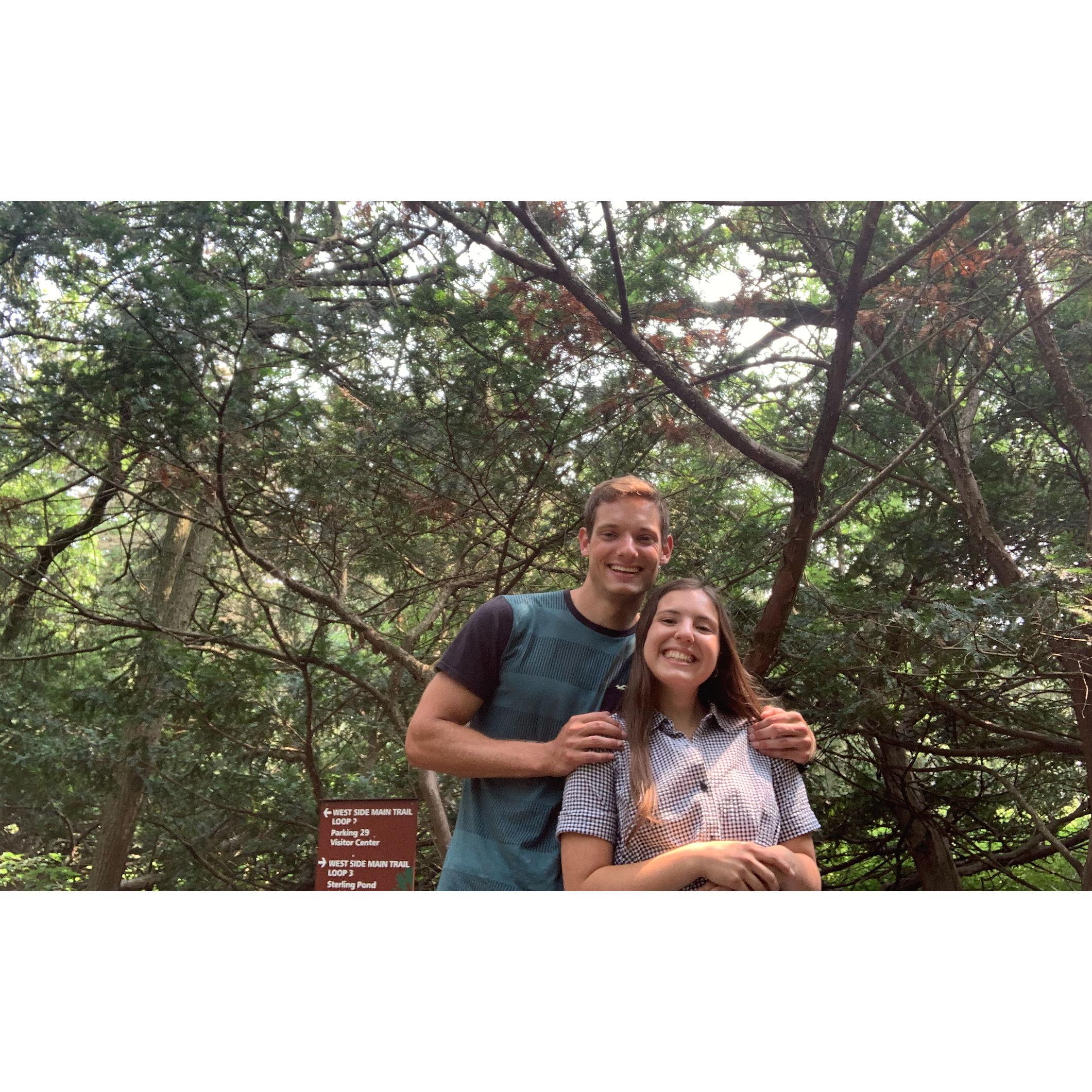 First time at the Morton Arboretum together!